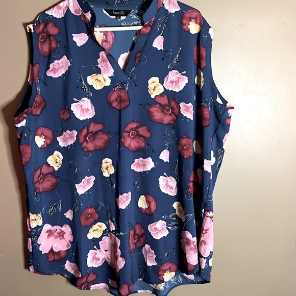 Summer short sleeve plus size blouse - Picture 1 of 2